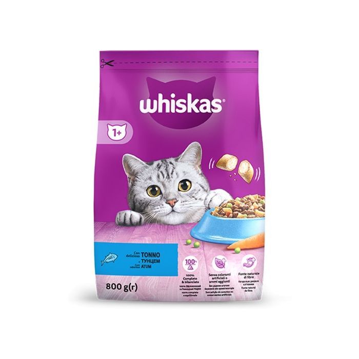 Сухой корм для кошек Whiskas с тунцем 800 г (5900951305269)