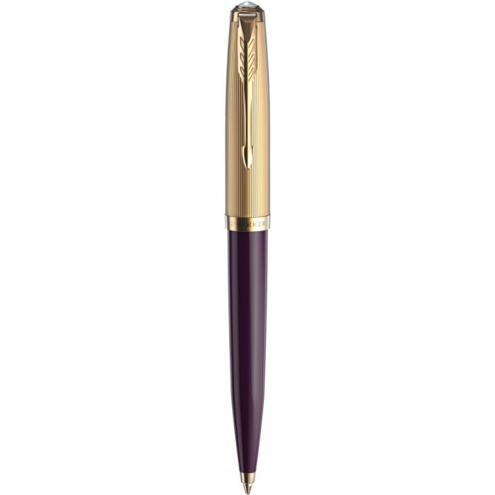 Ручка шариковая Parker 51 Deluxe Plum GT BP (57 132)