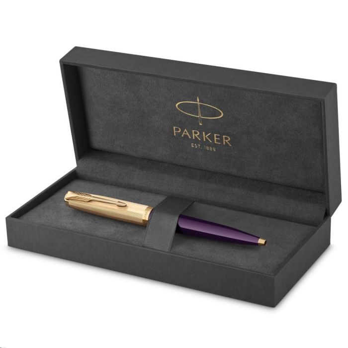 Ручка шариковая Parker 51 Deluxe Plum GT BP (57 132) изображение 5