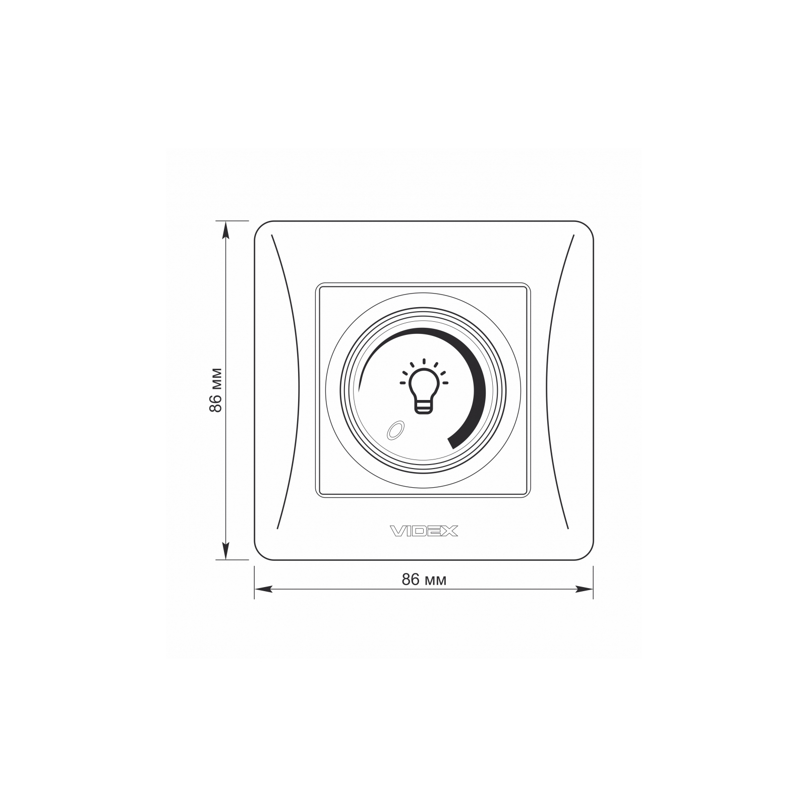 Светорегулятор Videx BINERA LED 200Вт кремовый (VF-BNDML200-CR) изображение 5