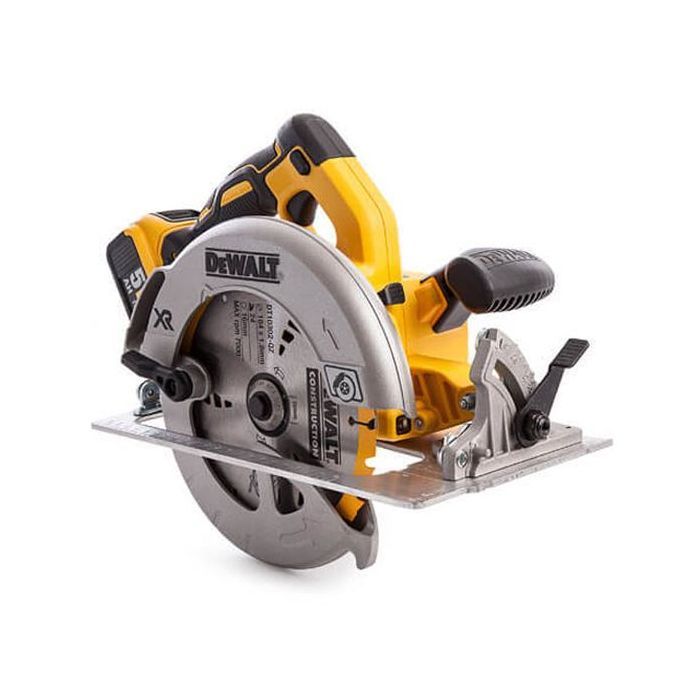 Дискова пила DeWALT 18В XR Li-Ion, диск 184х16 мм, 3.6 кг, 2x5Ah, кейс TSTAK (DCS570P2)