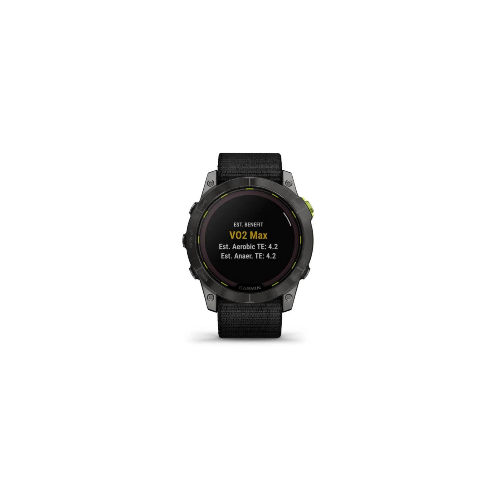 Смарт-годинник Garmin Enduro 2, Saph, Carbon GrayDLC Ti w/Black UltraFit Band, GPS (010-02754-01) зображення 8