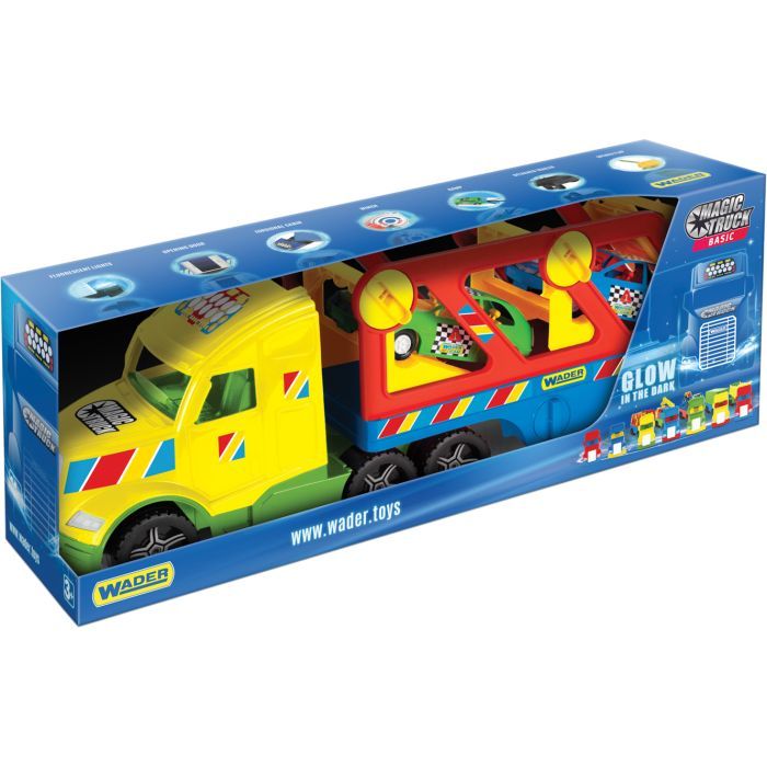 Спецтехніка Wader Magic Truck Basic з авто-купе (36360) зображення 2
