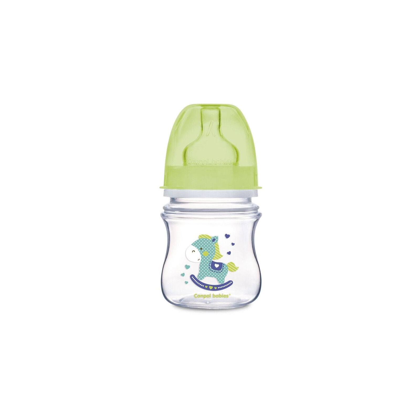 Бутылочка для кормления Canpol babies Easystart Цветные зверьки 240 мл Бирюзовая (35/206)