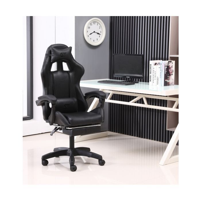 Крісло ігрове GT Racer X-2323 Black зображення 6