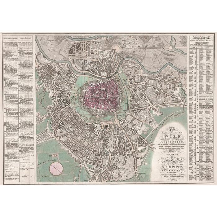 Пазл Piatnik Мапа Відня 1824 року, 1000 елементів (PT-559440) зображення 2