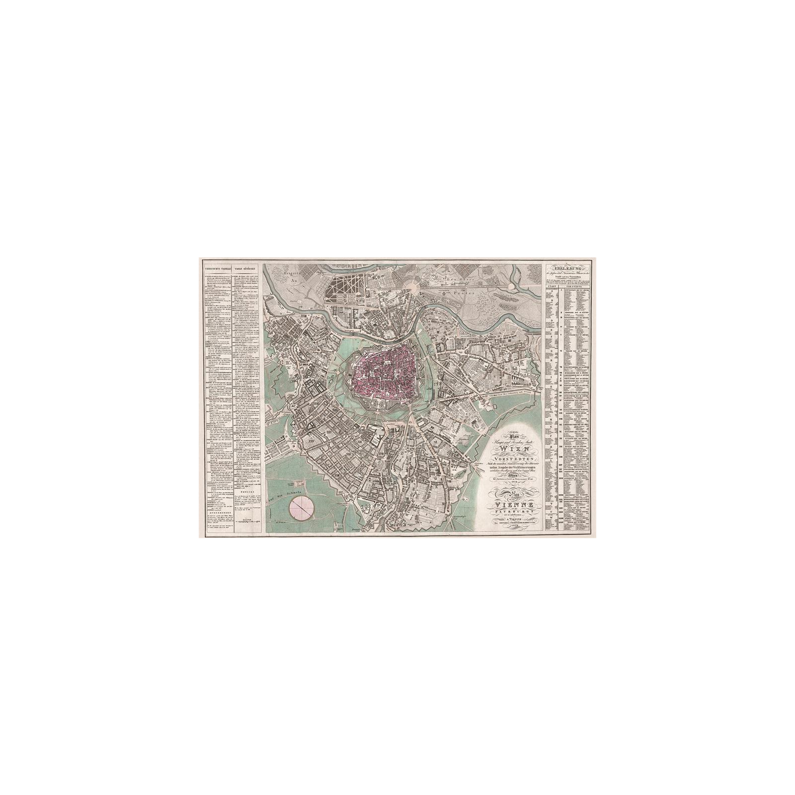 Пазл Piatnik Карта Вены 1824, 1000 элементов (PT-559440) изображение 2