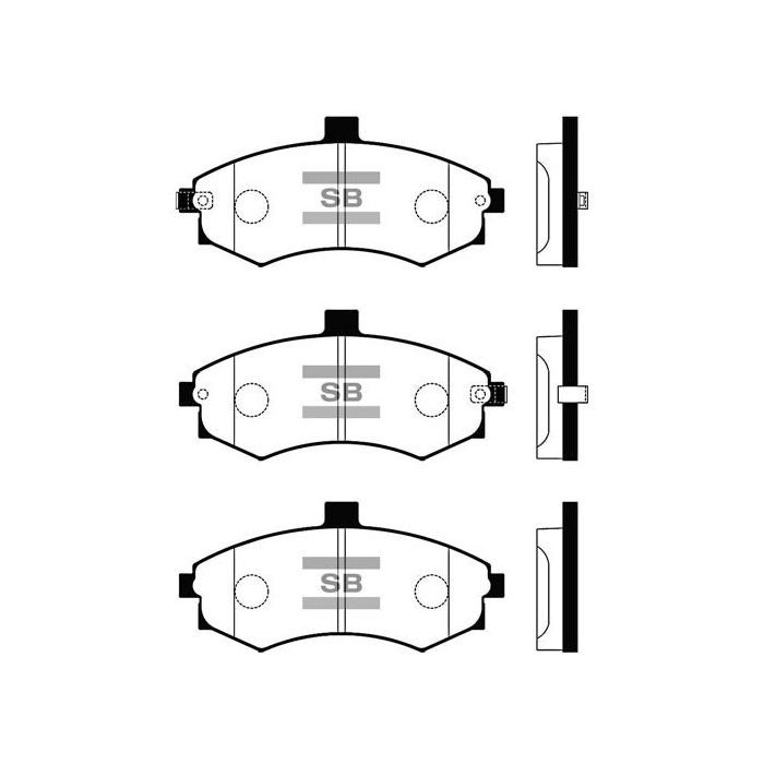 Тормозные колодки HI-Q SP1152