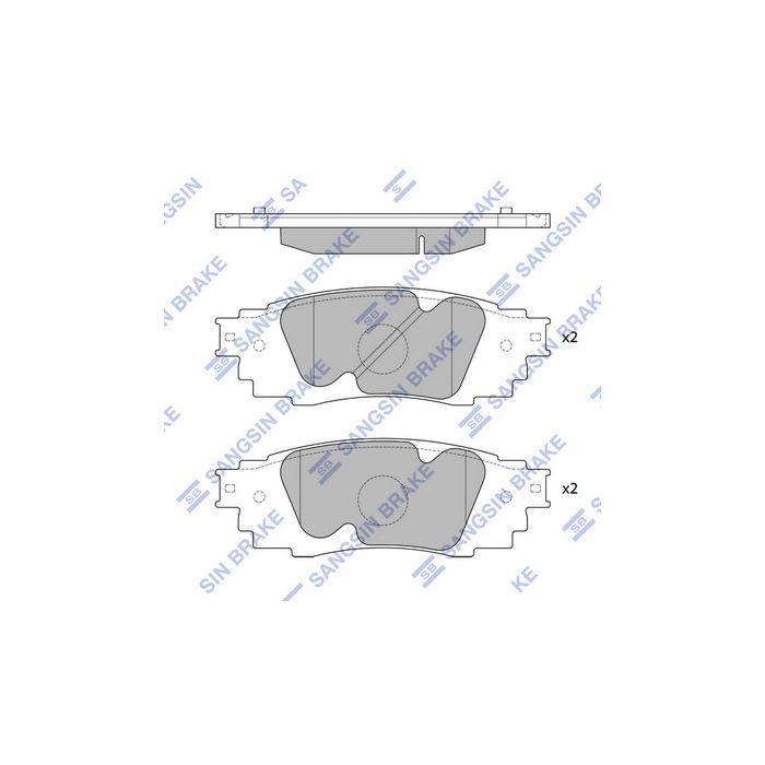 Гальмівні колодки HI-Q SP4091