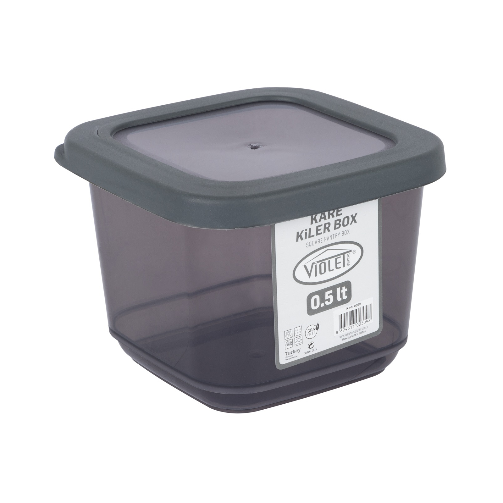 Пищевой контейнер Violet House Transparent Black 0,5 л (0309 Transparent Black)