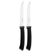 Набор ножей Tramontina Felice Black Steak Straight 127 мм 2 шт (23493/205)