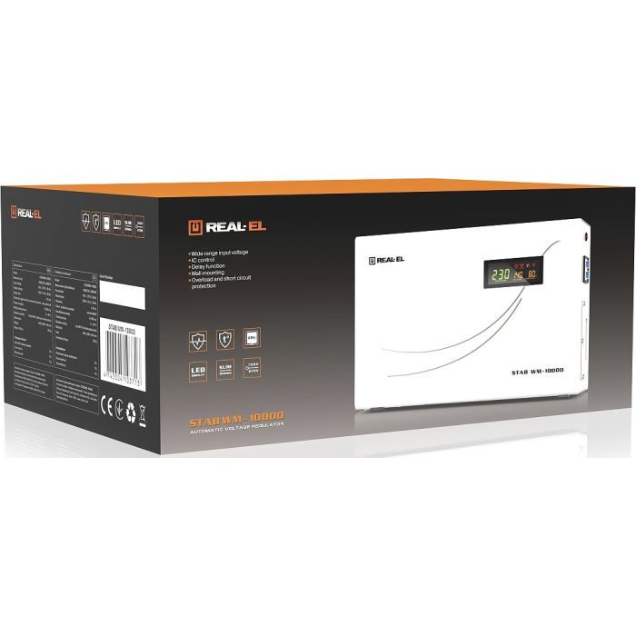Стабилизатор REAL-EL STAB WM-10000 (EL122400015) изображение 10