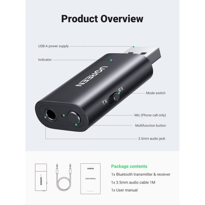Звукова плата Ugreen CM523 (60300) зображення 6