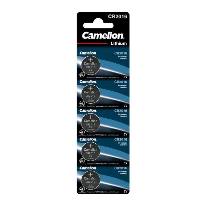 Батарейка Camelion CR 2016 Lithium * 5 (CR2016-BP5)