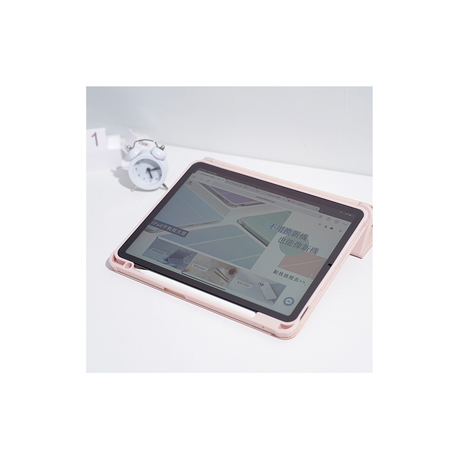 Чехол для планшета BeCover Magnetic 360 Rotating mount Apple Pencil Apple iPad 10.9" 2022 Gray (708505) изображение 4