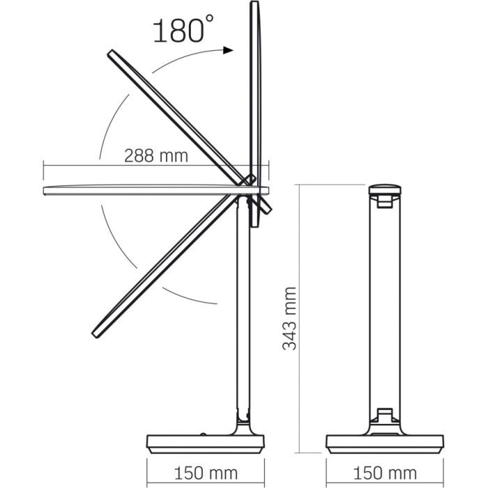 Настольная лампа Videx LED з акумулятором 5W 1800-5000K (VL-TF16W) изображение 7
