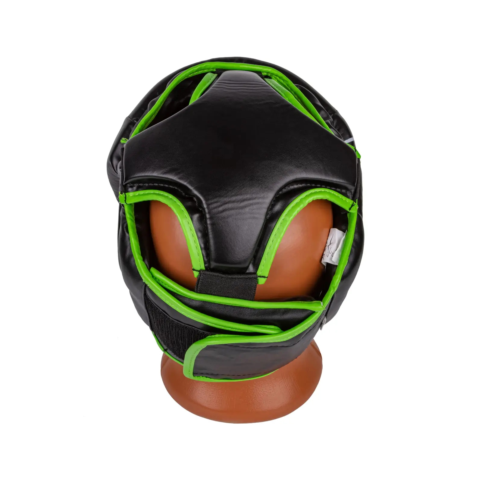 Боксерский шлем PowerPlay 3100 PU Чорно-зелений M (PP_3100_M_Black/Green) изображение 4