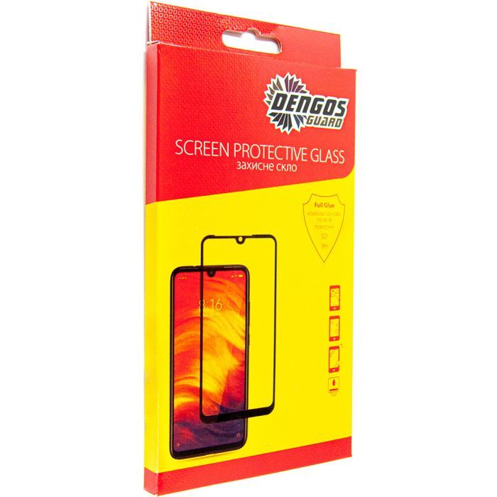 Скло захисне Dengos Full Glue iPhone 14 Pro Max (TGFG-270) зображення 4