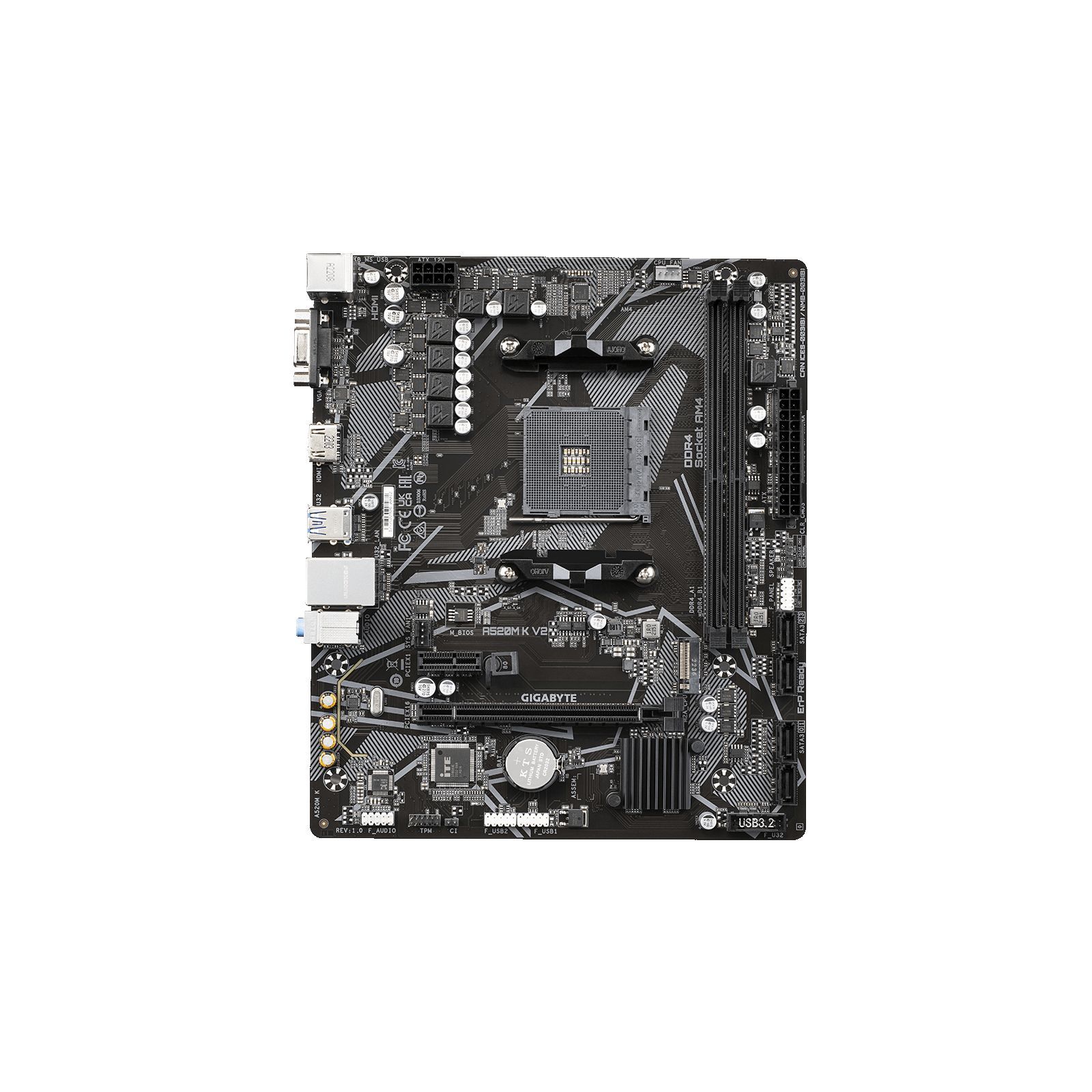 ᐈ Купить материнскую плату GIGABYTE A520M K V2 в Киеве и Украине