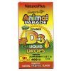 Вітамін Natures Plus Вітамін D3 400 МО для дітей, Смак апельсина, Animal Parade, Vitamin D3 (NAP-29941)
