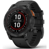 Смарт-часы Garmin fenix 7 Pro Solar, Glass, SltGrySS w/Black Band, GPS (010-02777-01)