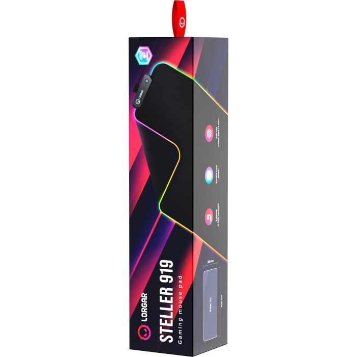 Коврик для мышки Lorgar Steller 919 RGB USB Black (LRG-GMP919) изображение 12