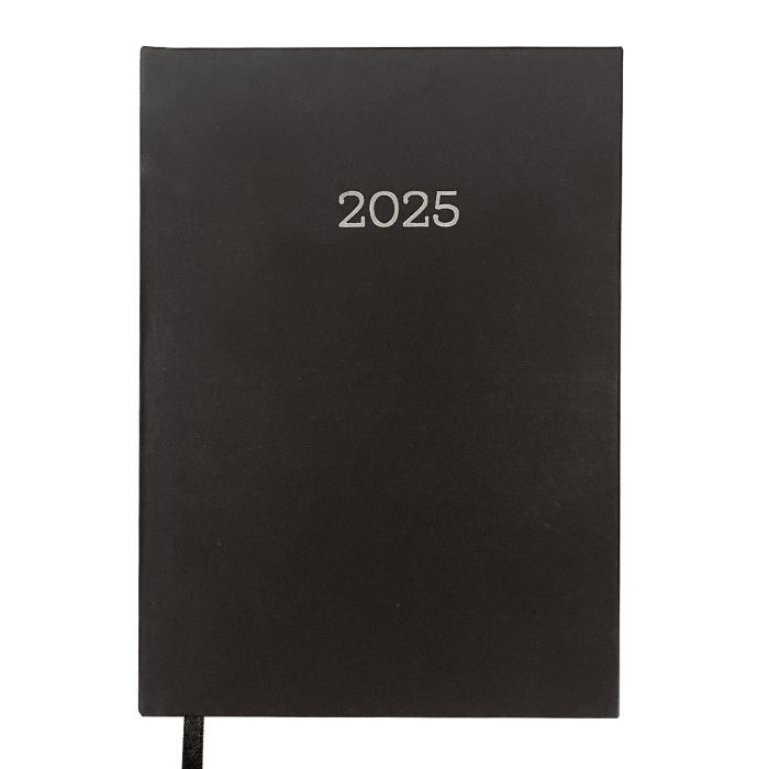 Еженедельник Buromax датированный 2025 MONOCHROME A5 черный (BM.2160-01)