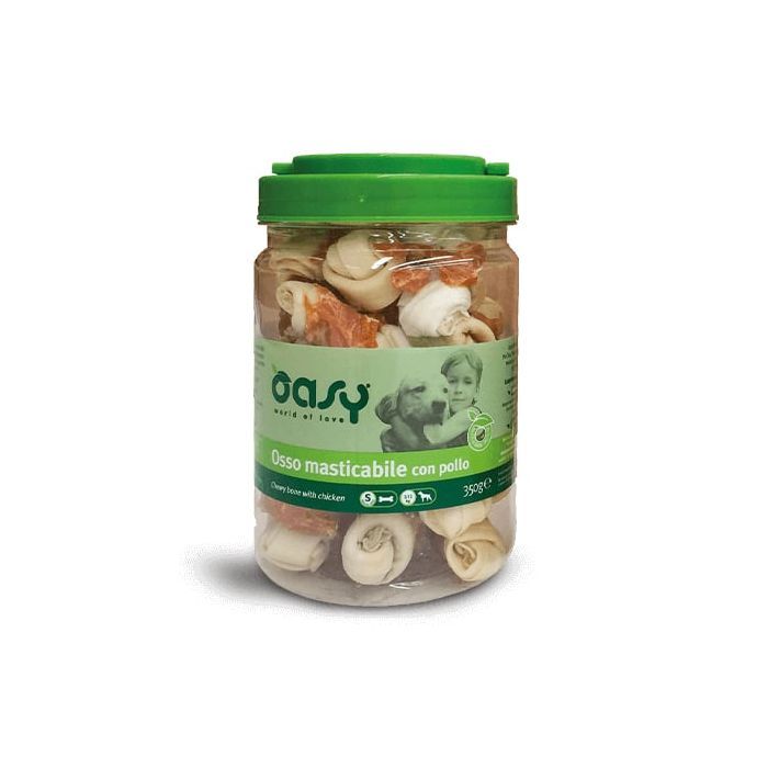 Ласощі для собак OASY Chewy Bone курка -S- 350 г (8053017343662)