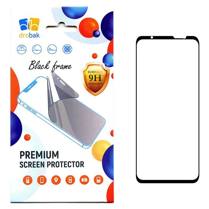 Скло захисне Drobak Asus ROG Phone 5 Pro (Black) (616152) (616152)