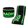 Бинт для спорта MadMax MFA-299 для колін Non slide slip knee wraps 2.0m Black/Green (MFA-299-U) изображение 3