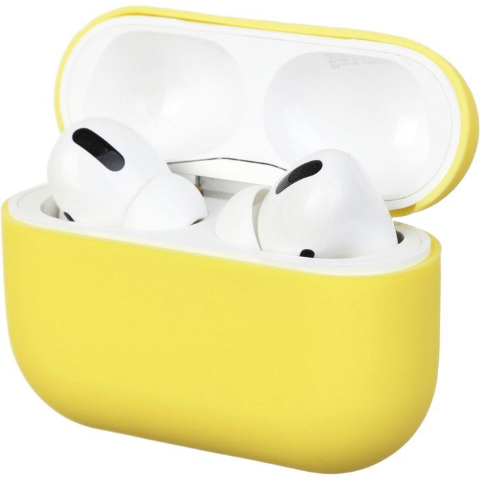 Чехол для наушников Armorstandart Ultrathin Silicone Case для Apple AirPods Pro Yellow (ARM55963)