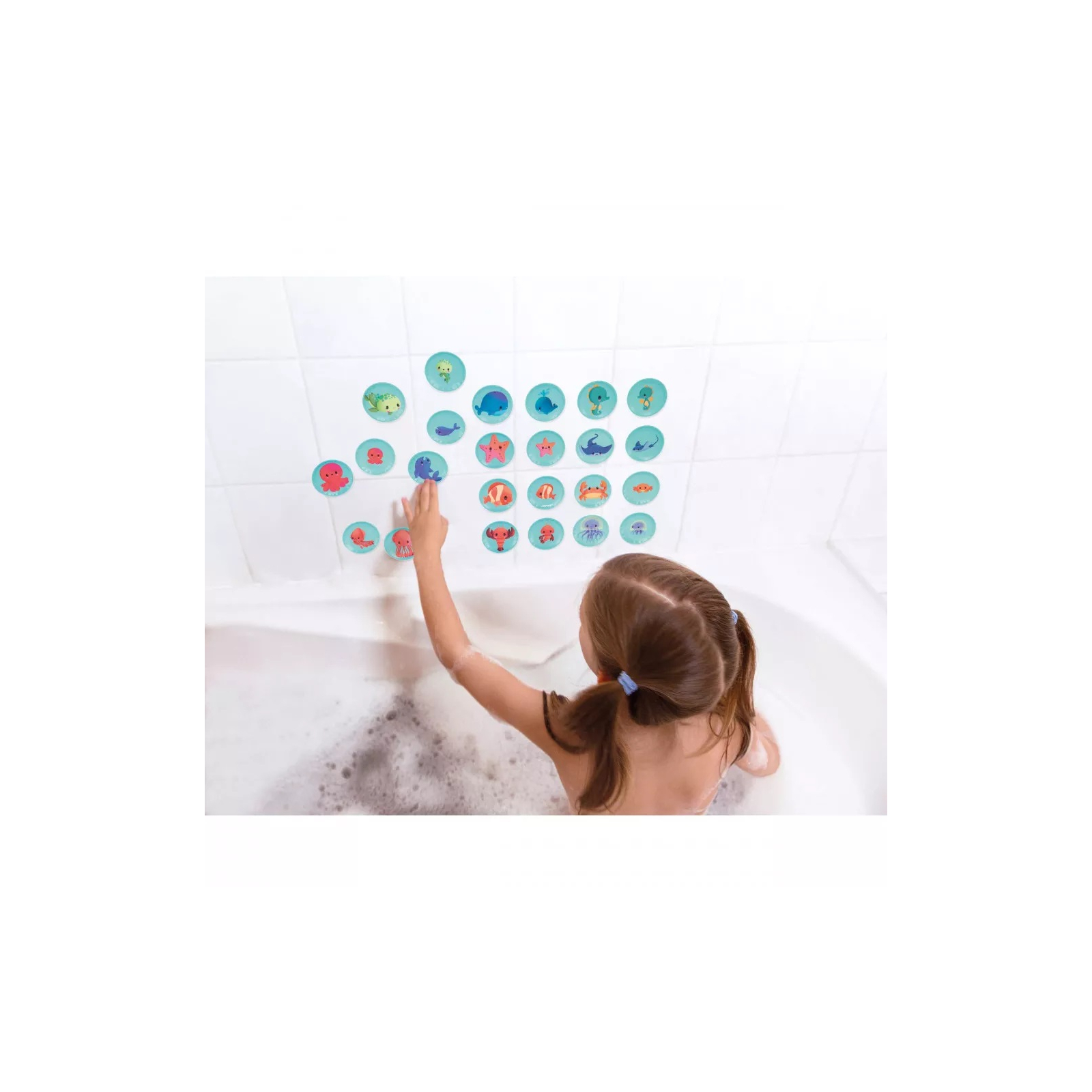 Игрушка для ванной Janod Игра-мемо Детеныши животных 24 элемента (J04723) изображение 2