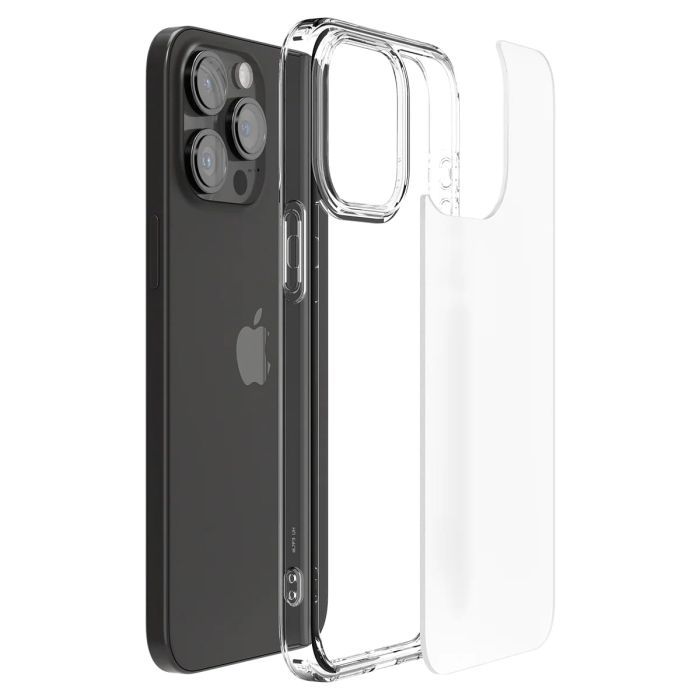 Чехол для мобильного телефона Spigen Apple iPhone 15 Pro Ultra Hybrid, Frost Clear (ACS06708) изображение 5