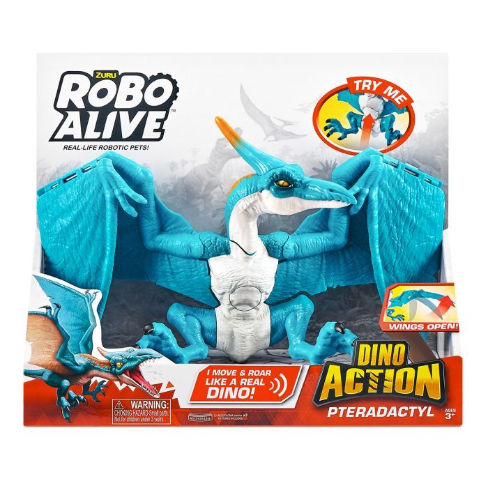 Интерактивная игрушка Pets & Robo Alive серии Dino Action - Птеродактиль (7173) изображение 10