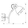 Бра Candellux 91-72122 ZUMBA (91-72122) изображение 2