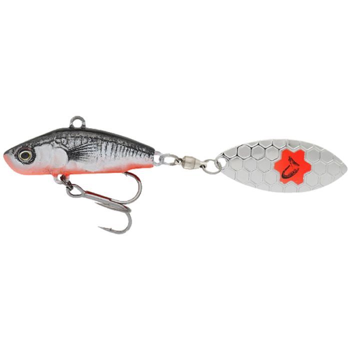 Блесна Savage Gear 3D Sticklebait Tailspin 73mm 13.0g Black Red (1854.43.97)