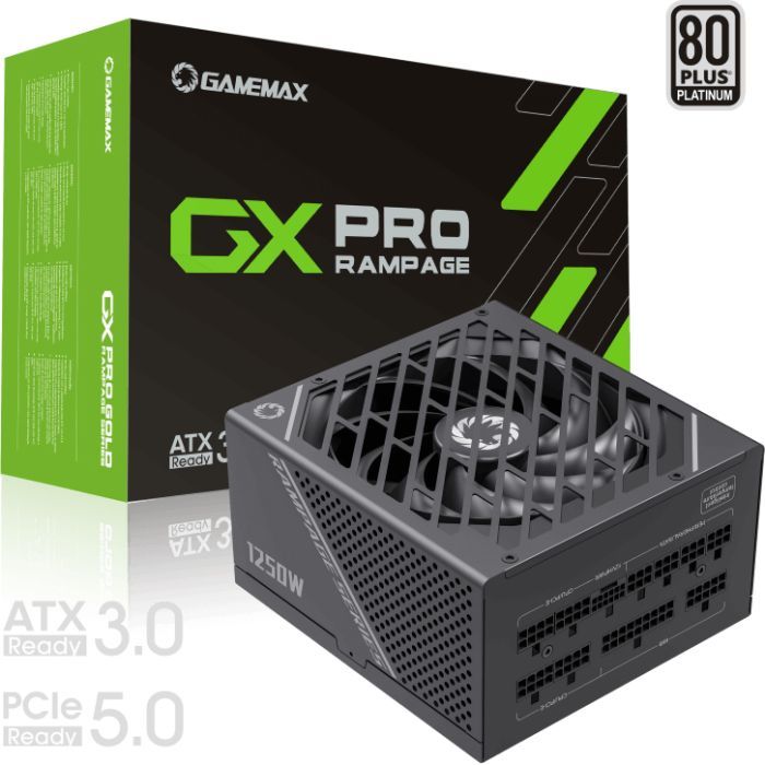 Блок питания Gamemax 1250W (GX-1250 PRO BK (ATX3.0 PCIe5.0) изображение 10