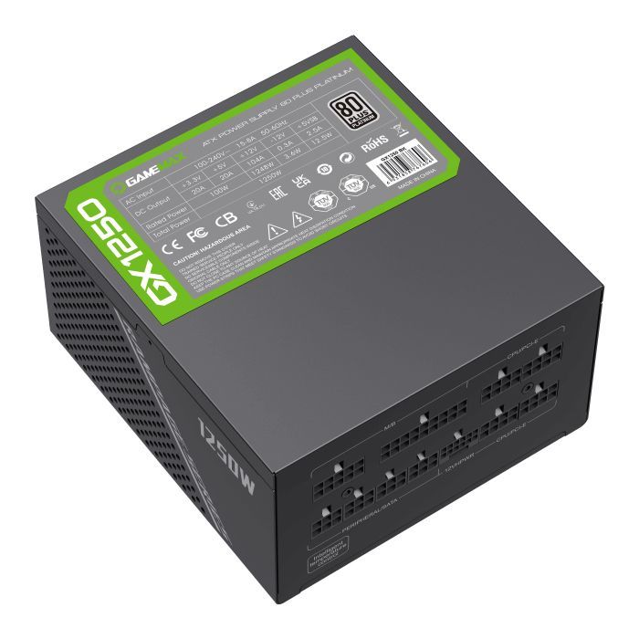 Блок питания Gamemax 1250W (GX-1250 PRO BK (ATX3.0 PCIe5.0) изображение 9