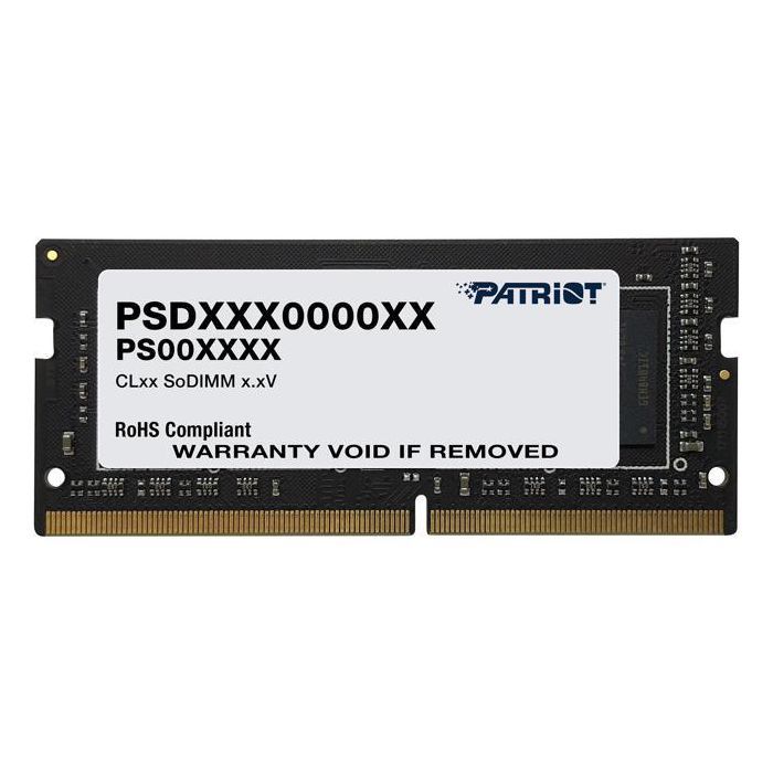Модуль пам'яті для ноутбука SoDIMM DDR4 8GB 3200 MHz Patriot (PSD48G320081S)