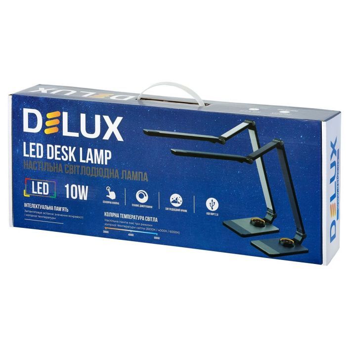Настольная лампа Delux TF-520 10 Вт LED 3000K-4000K-6000K (90021196 90018130) изображение 2