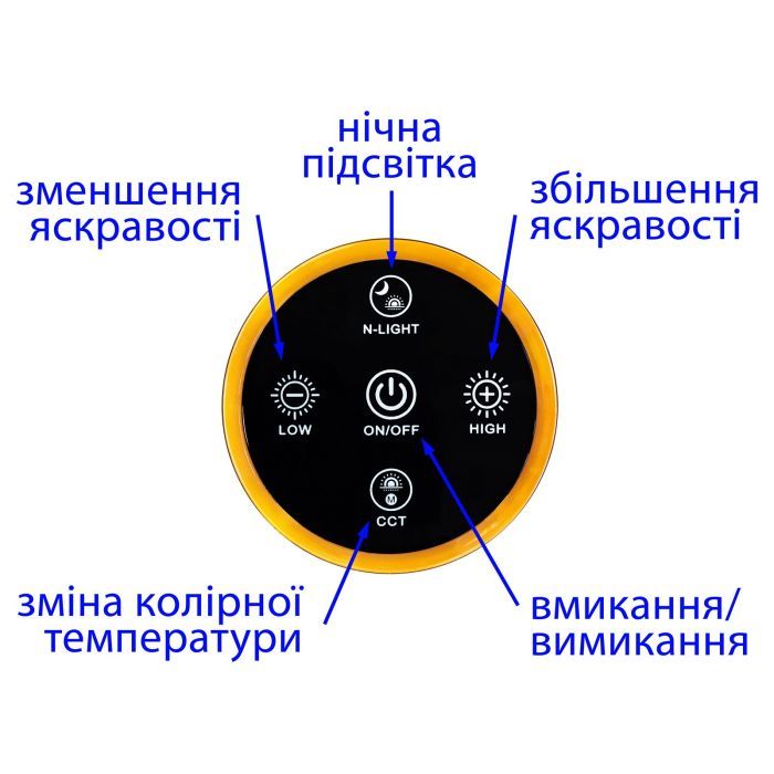 Настольная лампа Delux TF-520 10 Вт LED 3000K-4000K-6000K (90021196 90018130) изображение 4