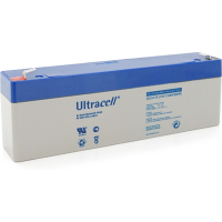 Фото - Батарея для ИБП Ultracell Батарея до ДБЖ  12V-2.4Ah, AGM  UL2.4-12 (UL2.4-12)