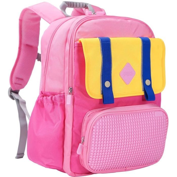 Рюкзак шкільний Upixel Dreamer Space School Bag - Жовто-рожевий (U23-X01-F) зображення 2