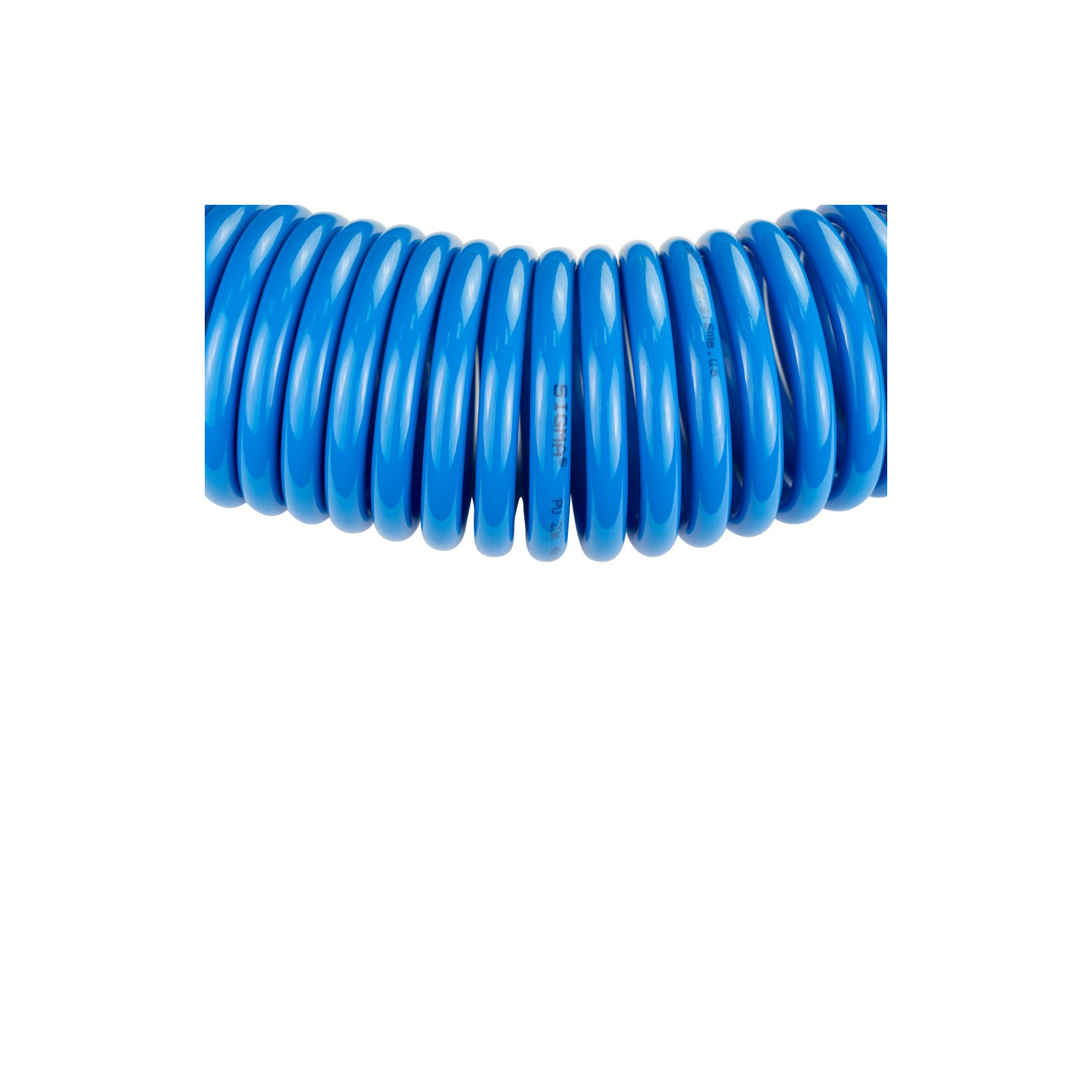 Пневматический шланг Sigma спиральный полиуретановый (PU) 20м 8x12мм (7012241) изображение 2