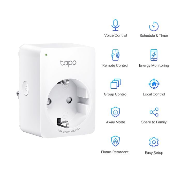 Умная розетка TP-Link Tapo P110 (2-pack) (Tapo P110(2-pack)) изображение 2