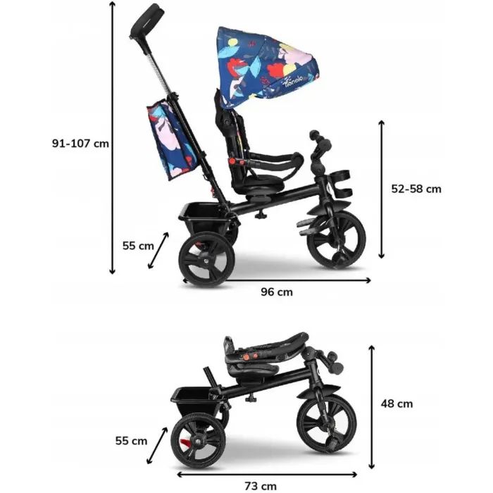 Детский велосипед Lionelo Haari Blue Navy (LO-HAARI BLUE NAVY) изображение 4