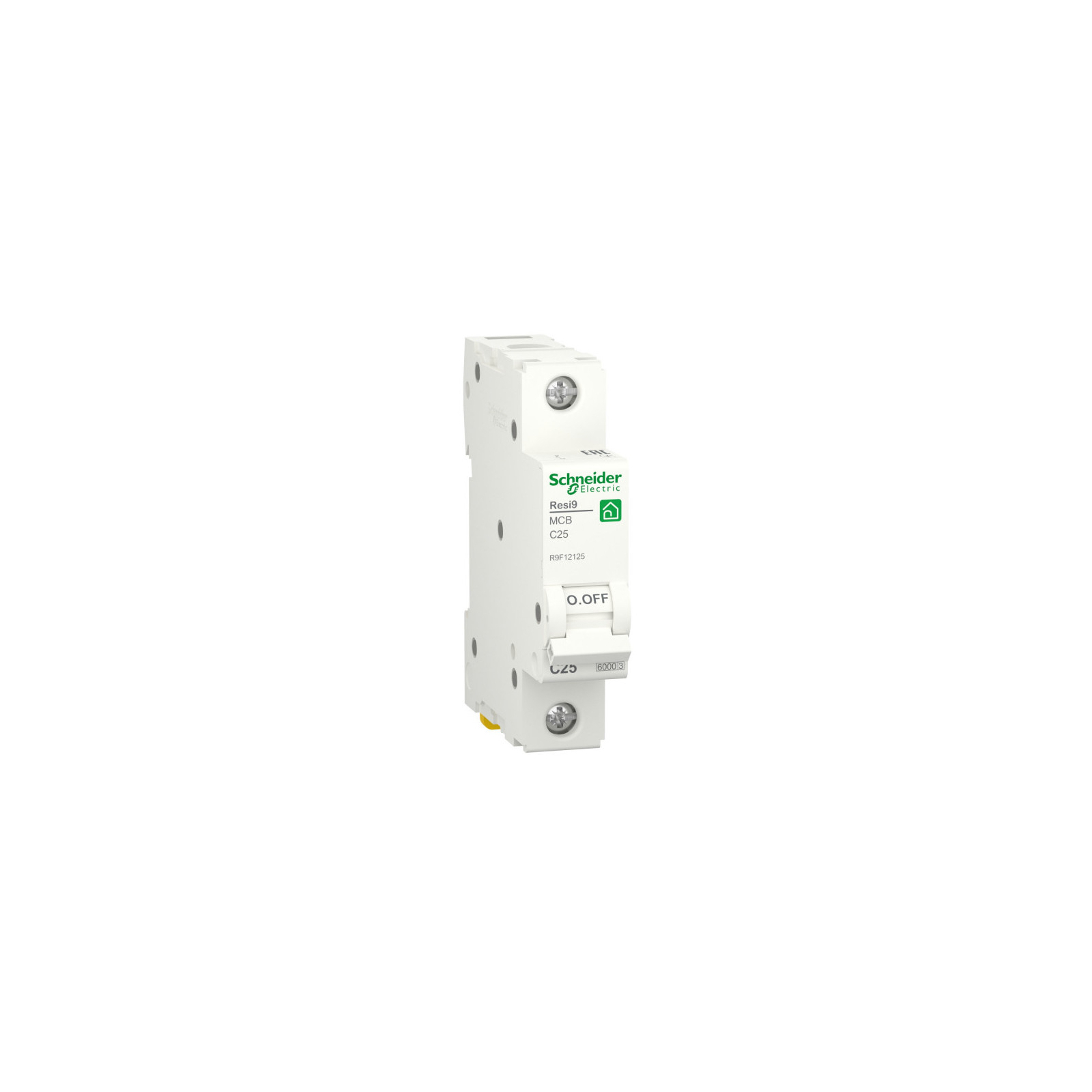 Автоматичний вимикач Schneider Electric RESI9 6kA 1P 25A C (R9F12125)