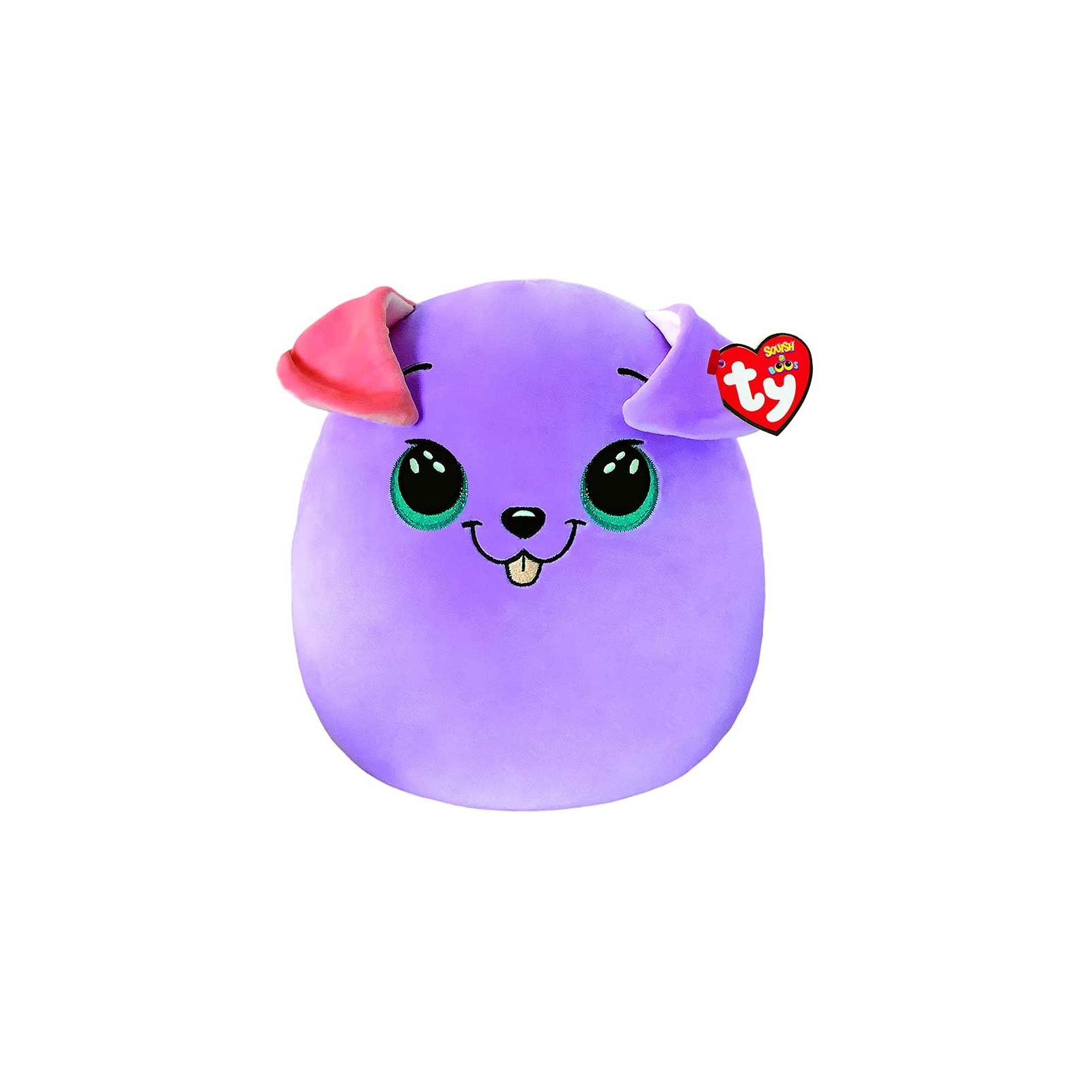 М'яка іграшка Ty Squish-a-Boos Фіолетовий пес Bitsy 20 см (39225)