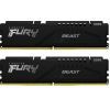 Модуль памяти для компьютера DDR5 16GB (2x8GB) 5200 MHz FURY Beast Black Kingston Fury (ex.HyperX) (KF552C40BBK2-16)
