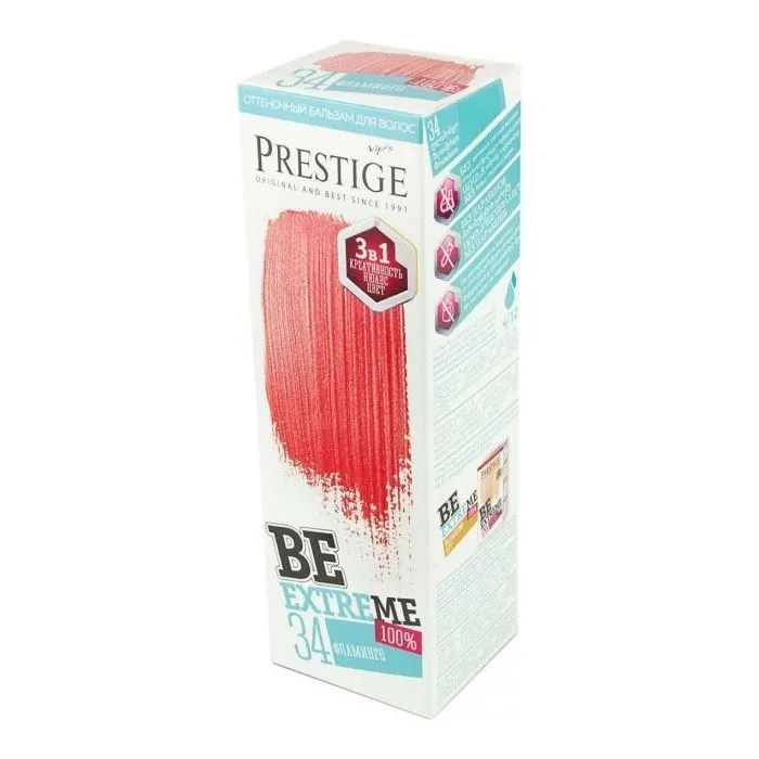Оттеночный бальзам Vip's Prestige Be Extreme 34 - Фламинго 100 мл (3800010509480)